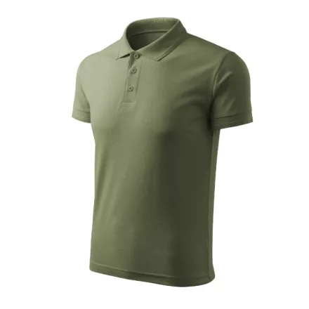 mlf_F030918 Pique Polo Free galléros póló férfi khaki 3XL