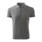 mlf_F031213 Pique Polo Free galléros póló férfi sötétszürke melírozott S