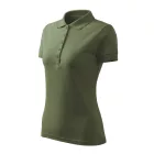 mlf_F100915 Pique Polo Free galléros póló női khaki L