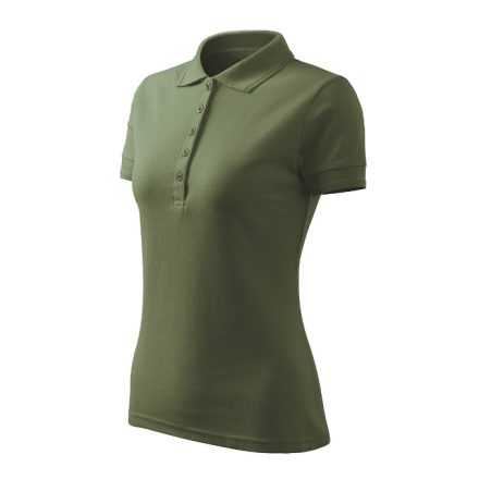 mlf_F100915 Pique Polo Free galléros póló női khaki L