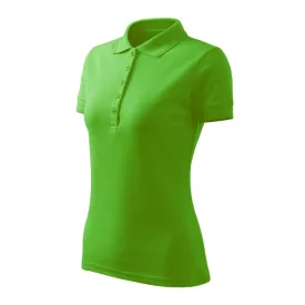   mlf_F109214 Pique Polo Free galléros póló női almazöld M