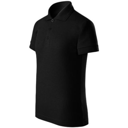 mlf_F220109 Pique Polo Free galléros póló gyerek fekete 122 cm/6 éves