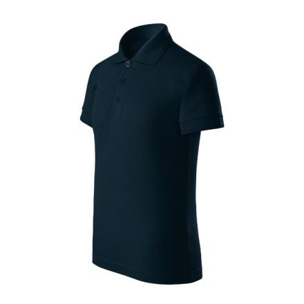 mlf_F220207 Pique Polo Free galléros póló gyerek tengerészkék 158 cm/12 éves