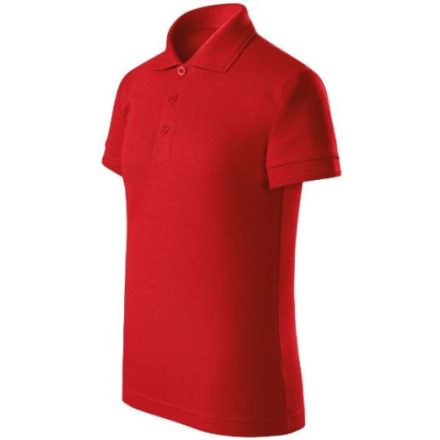 mlf_F220707 Pique Polo Free galléros póló gyerek piros 158 cm/12 éves