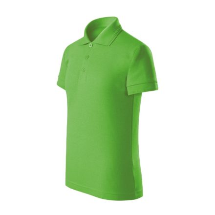mlf_F229207 Pique Polo Free galléros póló gyerek almazöld 158 cm/12 éves