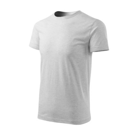 mlf_F290317 Basic Free póló férfi világosszürke melírozott 2XL