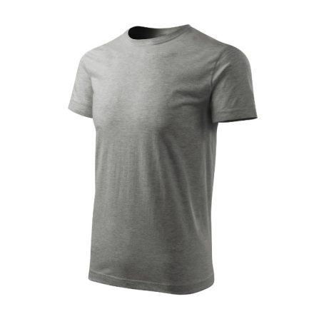 mlf_F291217 Basic Free póló férfi sötétszürke melírozott 2XL