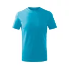 mlf_F384409 Basic Free póló gyerek türkiz 122 cm/6 éves