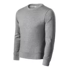 mlf_P411215 Zero felső unisex sötétszürke melírozott L