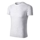 mlf_P730314 Paint póló unisex világosszürke melírozott M
