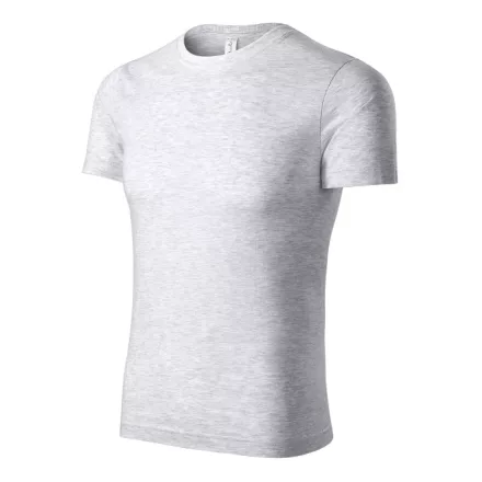 mlf_P730317 Paint póló unisex világosszürke melírozott 2XL