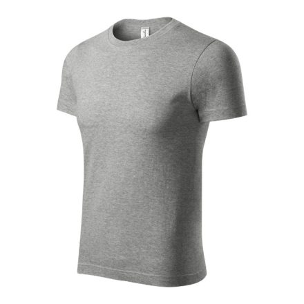 mlf_P731212 Paint póló unisex sötétszürke melírozott XS