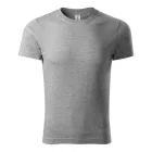 mlf_P731212 Paint póló unisex sötétszürke melírozott XS