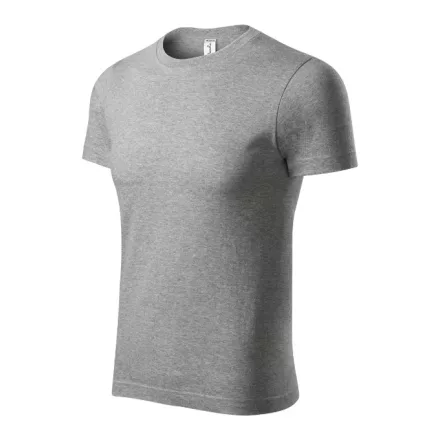 mlf_P731214 Paint póló unisex sötétszürke melírozott M