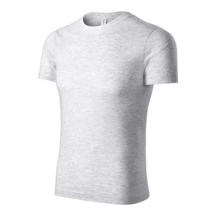 mlf_P740312 Peak póló unisex világosszürke melírozott XS