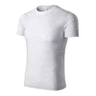 mlf_P740313 Peak póló unisex világosszürke melírozott S