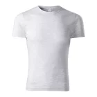 mlf_P740315 Peak póló unisex világosszürke melírozott L