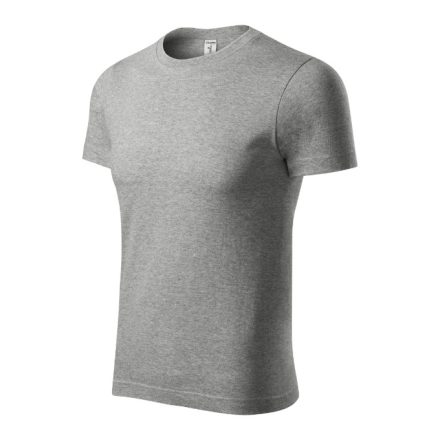 mlf_P741212 Peak póló unisex sötétszürke melírozott XS