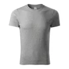mlf_P741217 Peak póló unisex sötétszürke melírozott 2XL