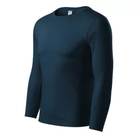 mlf_P750212 Progress LS póló unisex tengerészkék XS