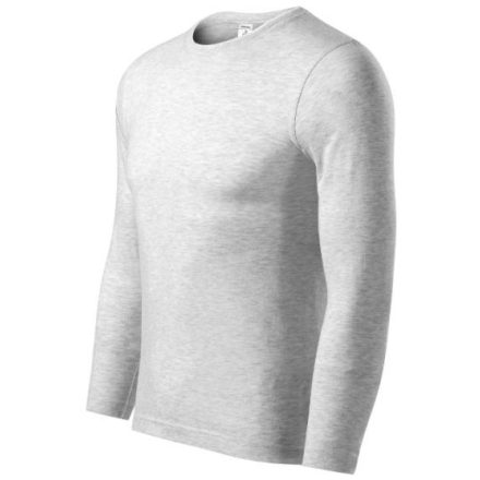 mlf_P750317 Progress LS póló unisex világosszürke melírozott 2XL
