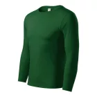 mlf_P750612 Progress LS póló unisex üvegzöld XS