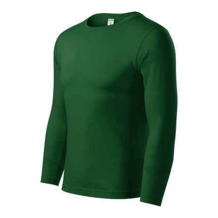 mlf_P750612 Progress LS póló unisex üvegzöld XS