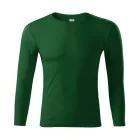 mlf_P750612 Progress LS póló unisex üvegzöld XS