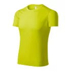 mlf_P819014 Pixel póló unisex neon sárga M