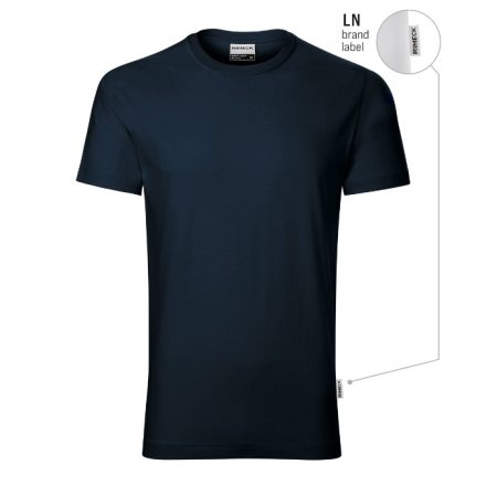 mlf_R01LN13 Resist póló férfi tengerészkék 02 (brand label) S