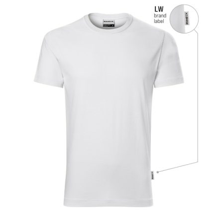 mlf_R01LW13 Resist póló férfi fehér 00 (brand label) S