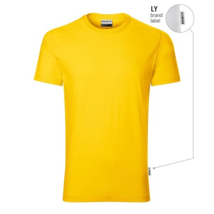 mlf_R01LY13 Resist póló férfi sárga 04 (brand label) S