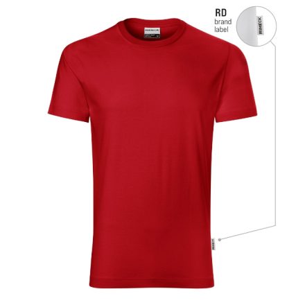 mlf_R01RD13 Resist póló férfi piros 07 (brand label) S