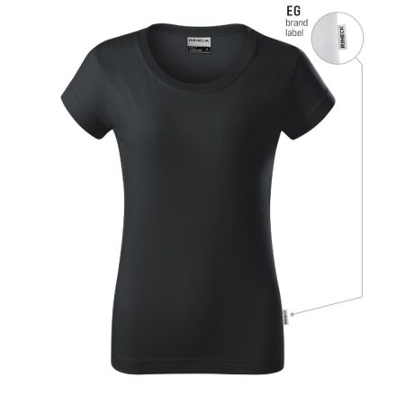 mlf_R02EG13 Resist póló női ébenszürke 94 (brand label) S