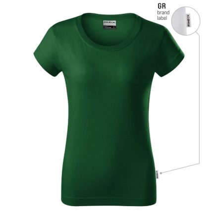 mlf_R02GR13 Resist póló női üvegzöld 06 (brand label) S