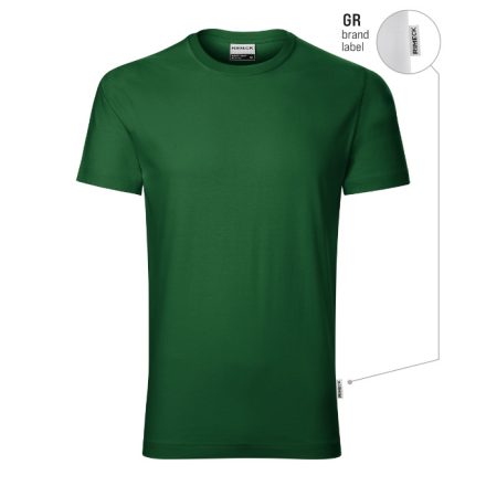 mlf_R03GR13 Resist heavy póló férfi üvegzöld 06 (brand label) S