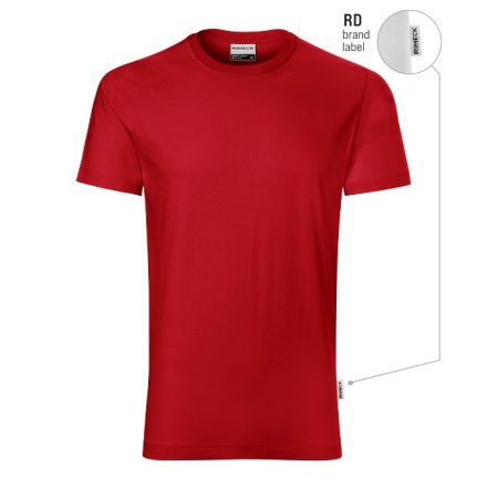 mlf_R03RD13 Resist heavy póló férfi piros 07 (brand label) S
