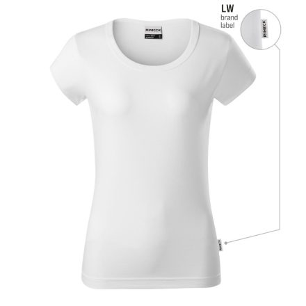 mlf_R04LW13 Resist heavy póló női fehér 00 (brand label) S