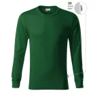 mlf_R05GR16 Resist LS póló unisex üvegzöld 06 (brand label) XL