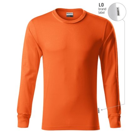mlf_R05LO13 Resist LS póló unisex narancssárga 11 (brand label) S