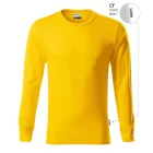 mlf_R05LY14 Resist LS póló unisex sárga 04 (brand label) M