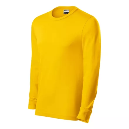 mlf_R05LY17 Resist LS póló unisex sárga 04 (brand label) 2XL