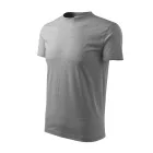 Base póló unisex sötétszürke melírozott 5XL