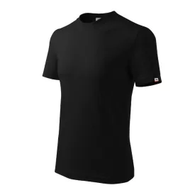 mlf_R06LB13 Base póló unisex fekete 01 (brand label) S
