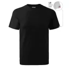 mlf_R06LB13 Base póló unisex fekete 01 (brand label) S