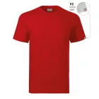 mlf_R06RD15 Base póló unisex piros 07 (brand label) L