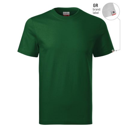 mlf_R07GR13 Recall póló unisex üvegzöld 06 (brand label) S