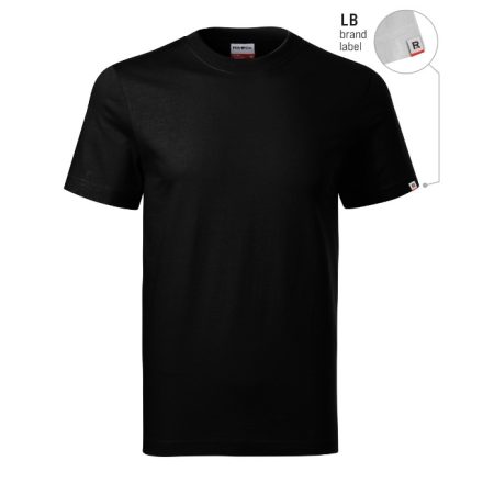 mlf_R07LB13 Recall póló unisex fekete 01 (brand label) S
