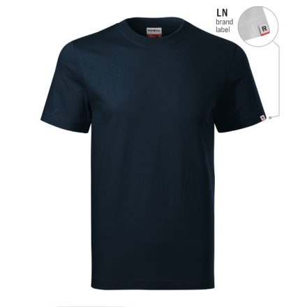 mlf_R07LN13 Recall póló unisex tengerészkék 02 (brand label) S