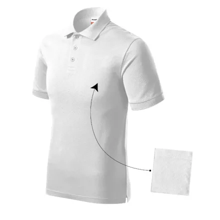 mlf_R200018 Resist Heavy Polo galléros póló férfi fehér 3XL